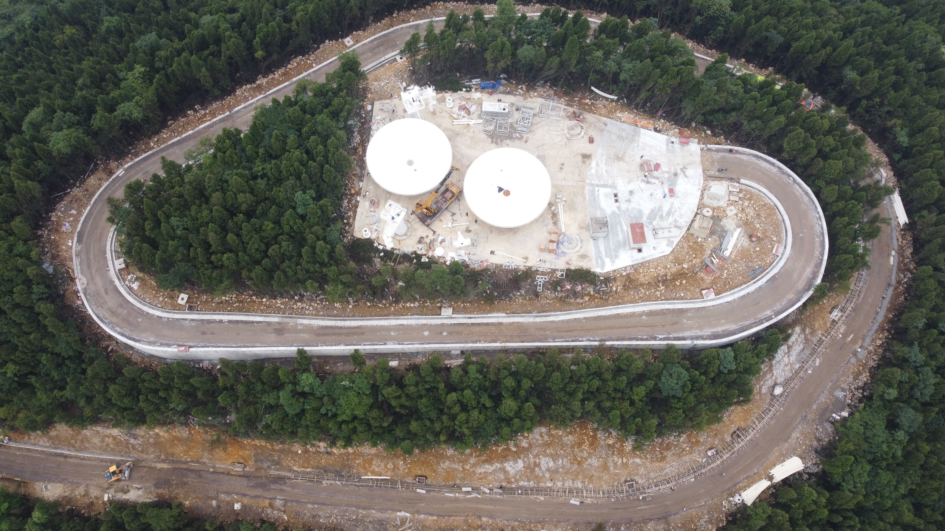 A distributed radar astro-imaging instrument verification test site of the China Compound Eye project in southwest China's Chongqing Municipality. /Beijing Institute of Technology