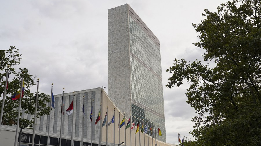 The United Nations headquarters in New York, the United States, September 14, 2020. /Xinhua