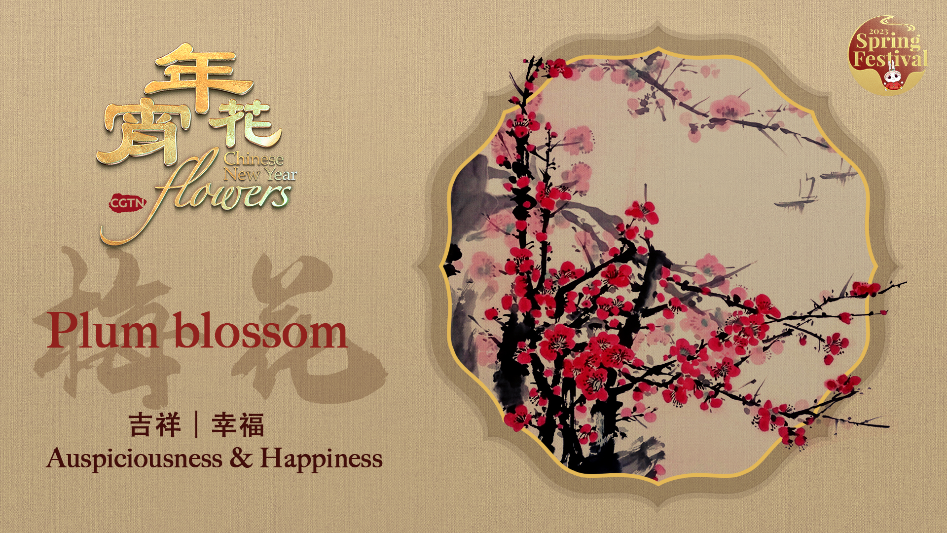 Chinese New Year Flowers: Plum blossom