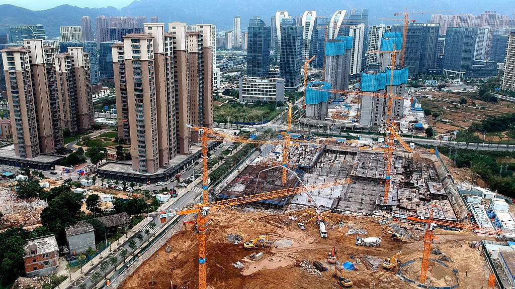 A construction site in Fuzhou, southeast China's Fujian Province, November 21, 2022. /CFP