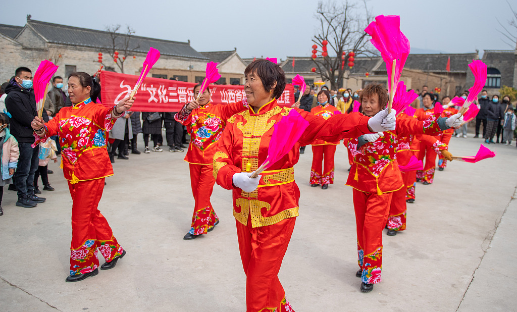 Yangge dance in Shanxi. /CFP
