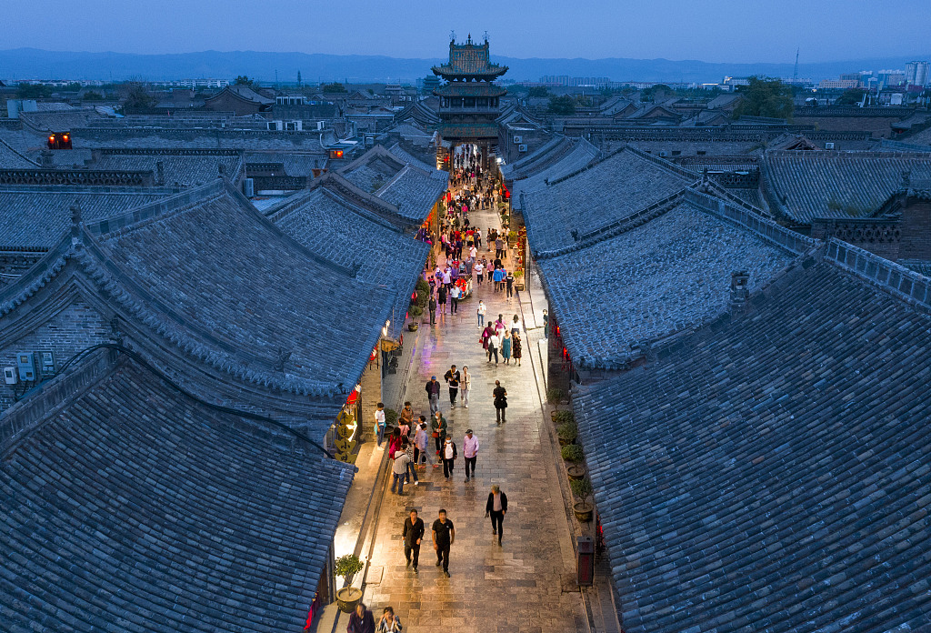 File photos of the Ancient City of Pingyao. /CFP