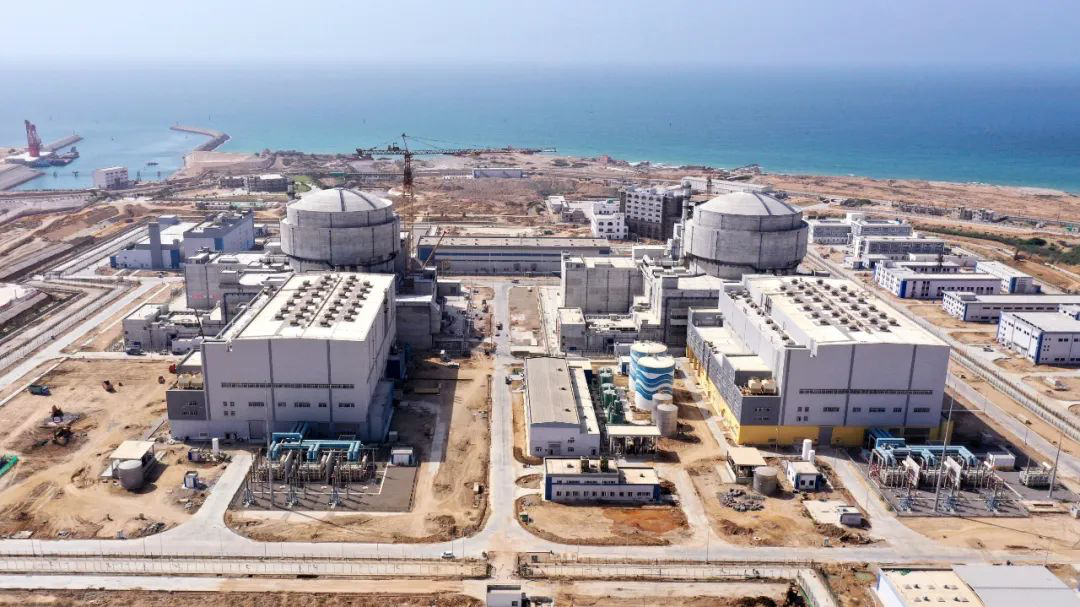 A view of units 2 and 3 of the Karachi Nuclear Power Plant (K-2/K-3) in Pakistan. /China Media Group 