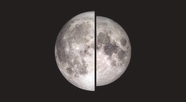 A comparison of a supermoon (L) and micromoon. /NASA