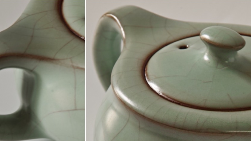 One of Lu Xiaobo's porcelain designs./ CGTN