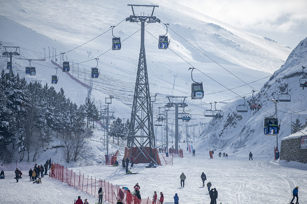 A ski center in Erzurum, Türkiye, February 5, 2023. /CFP