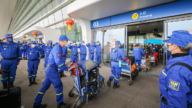 Chinese Rescue Teams Race To Offer Help In Quake-hit Türkiye - CGTN