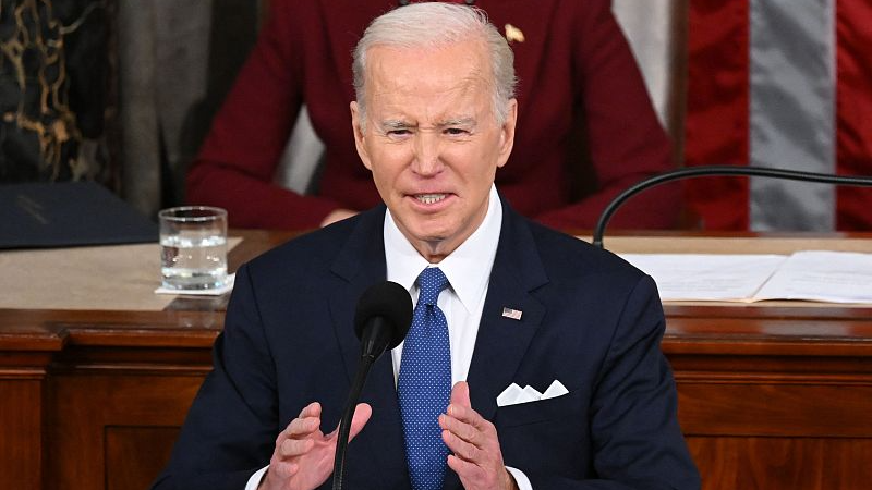 U.S. President Joe Biden delivers the State of the Union address in the House Chamber of the U.S. Capitol in Washington, D.C., February 7, 2023. /CFP