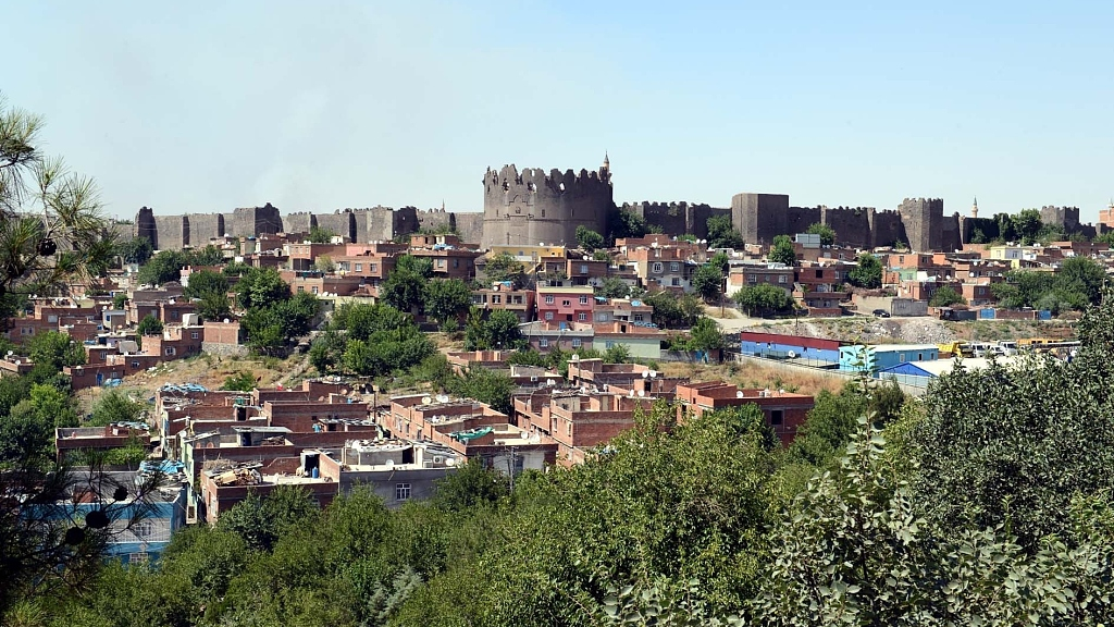 File photo of the Diyarbakir Fortress and Hevsel Gardens /CFP