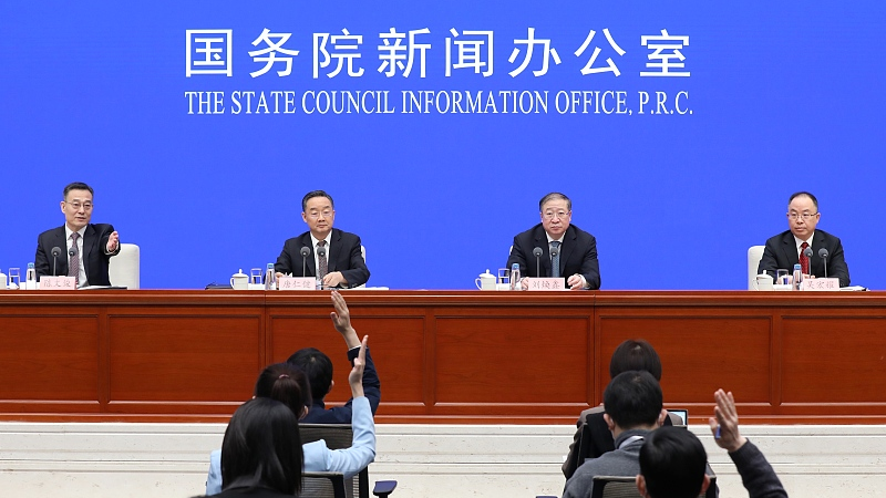 China's State Council Information Office holds a press conferences to introduce the key tasks of comprehensively promoting rural revitalization in 2023, in Beijing, capital of China, February 14, 2023. /CFP