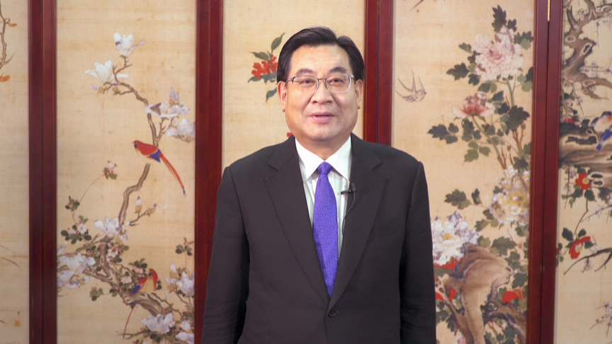 Minister of Culture and Tourism Hu Heping. /CMG