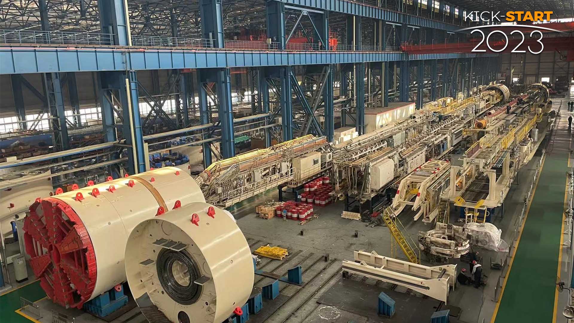Live: Tunnel boring machines made in China