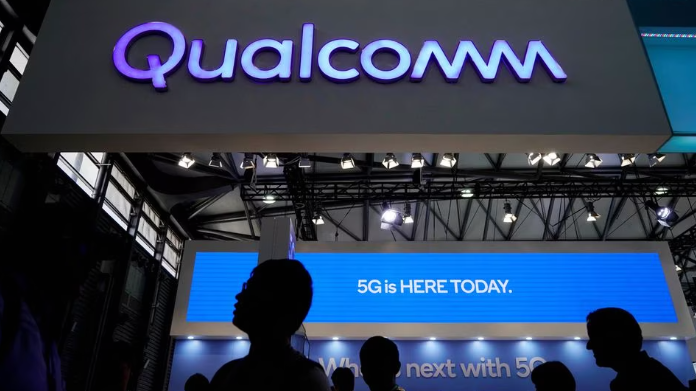 A Qualcomm sign is pictured at the Mobile World Congress in Shanghai, China June 28, 2019. /Reuters