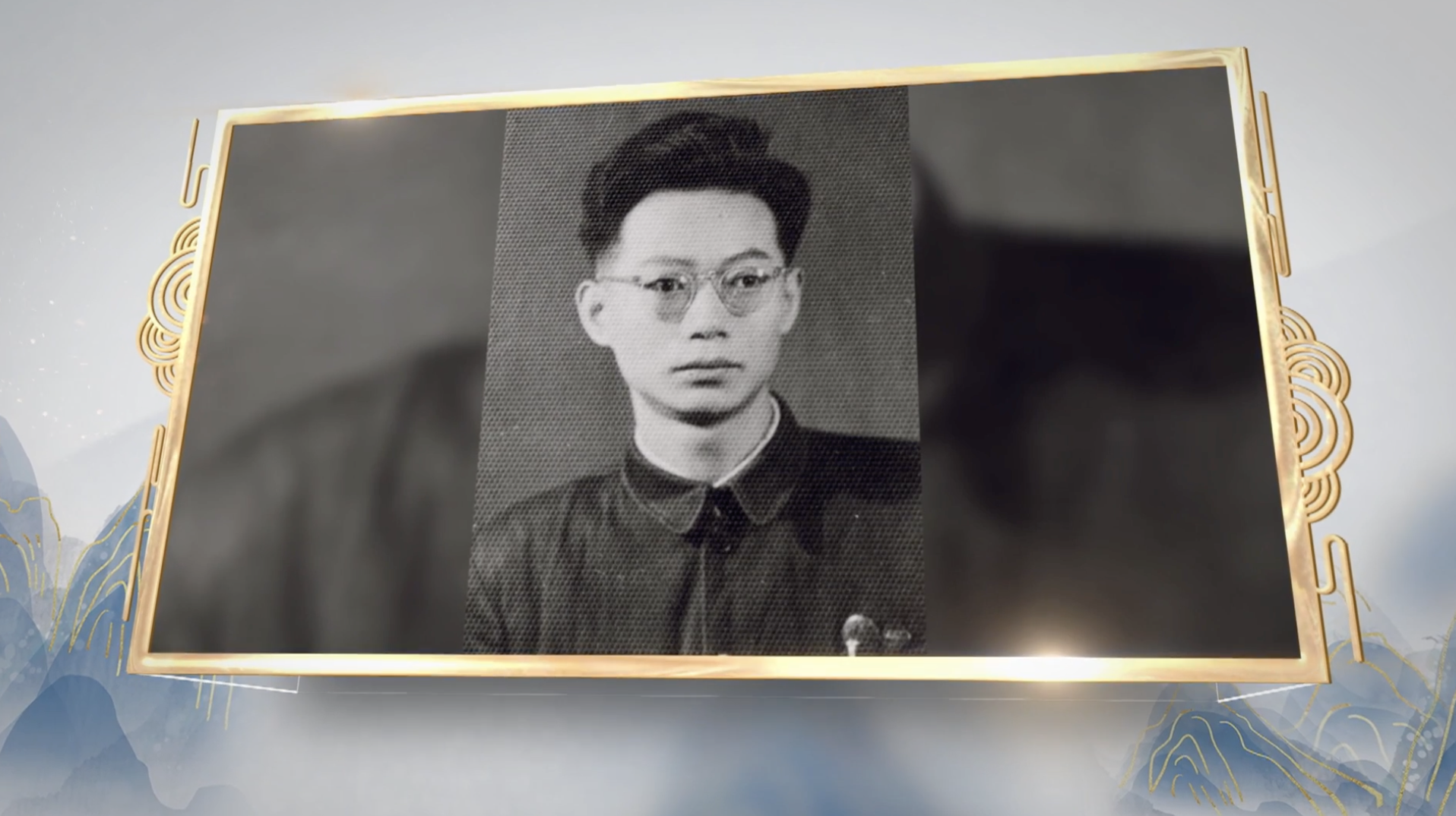 Chinese calligrapher Shen Peng in his youth /CGTN