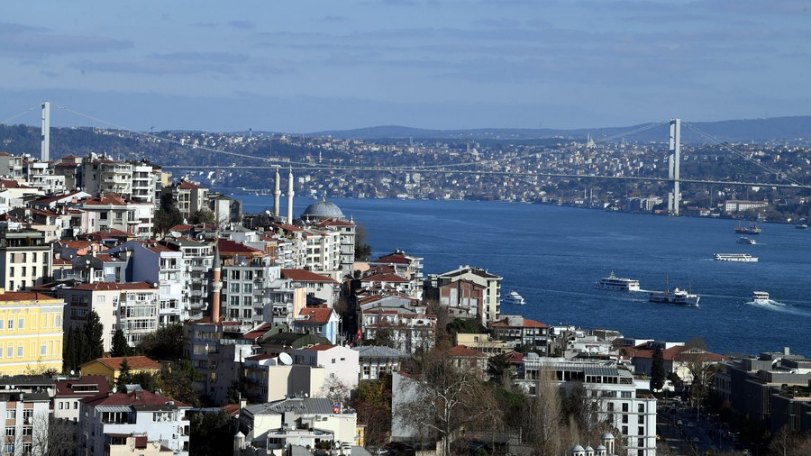 A view of Istanbul, the largest city in Türkiye, December 21, 2022. /Xinhua