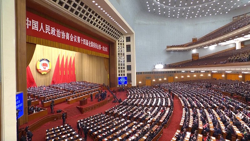 Opening meeting of the first session of the 14th National Committee of the Chinese People's Political Consultative Conference (CPPCC), at the Great Hall of the People, Beijing, China, March 4, 2023. /CFP