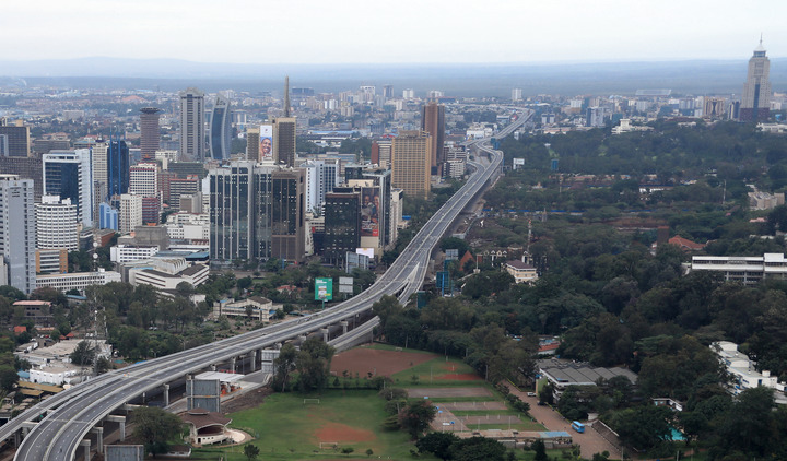 The Nairobi Expressway ahead of the Nairobi City Marathon in Nairobi, Kenya, May 8, 2022. /Xinhua
