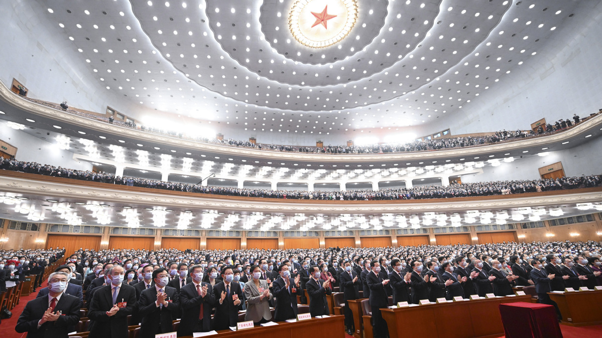 The first session of the 14th National People's Congress holds a plenary meeting, Beijing, China, March 7, 2023. /Xinhua