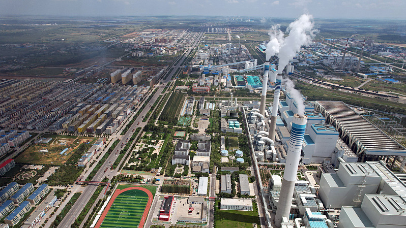 A demonstration project for carbon capture, utilization and storage at Shenmu City, Shaanxi Province, August 5, 2022. /CFP