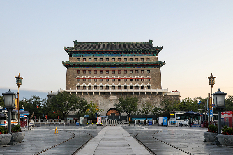 Qianmen serves as a key landmark in downtown Beijing. /CFP