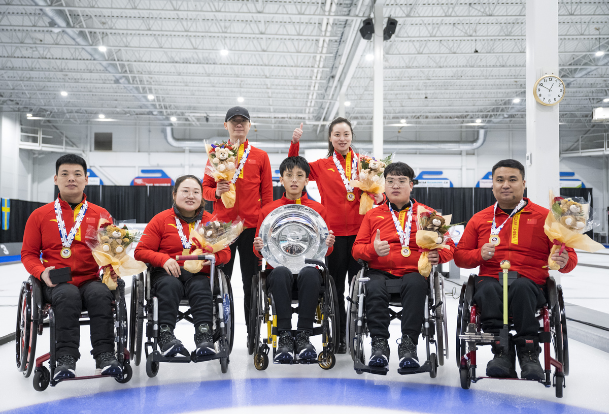China win World Wheelchair Curling Championship 2023 in Richmond, Canada, March 12, 2023. /World Curling Federation