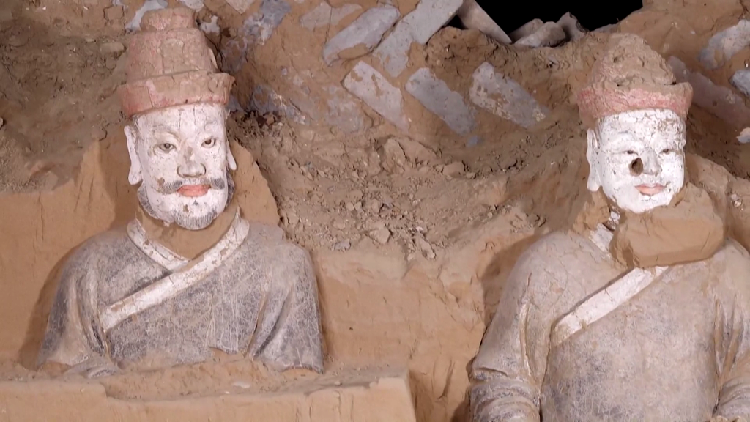 Shaanxi Unveils Six New Archaeological Discoveries In 2022 CGTN   69fac762db2d42a5a49ec2099c392e31 750 