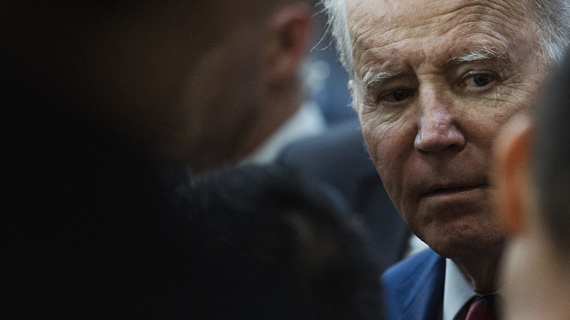 U.S. President Joe Biden greets attendees at an event in Monterey Park, California, U.S., March 14, 2023. /CFP