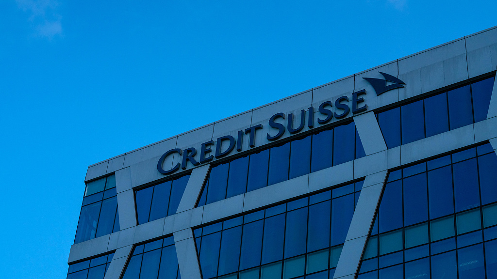 Signage of Credit Suisse Group at the company's office in Singapore, March 16, 2023. /CFP