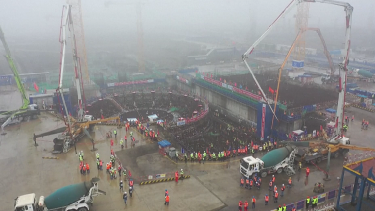 China starts construction of Sanmen nuclear unit 4 CGTN