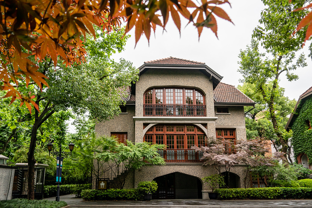A historical building at the Sinan Mansions complex in Shanghai. /CFP