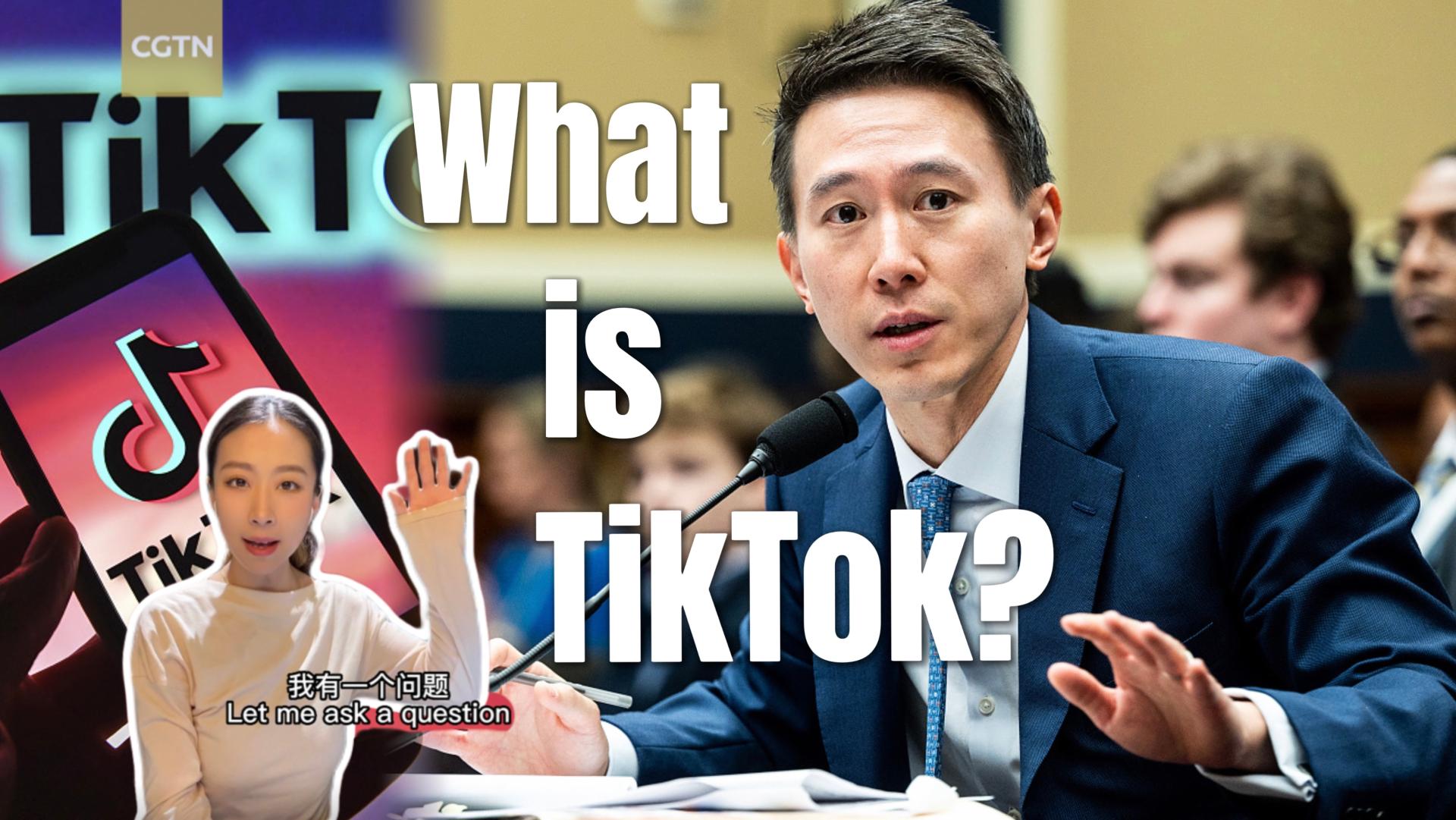Very quickly answer now: What is TikTok? - CGTN
