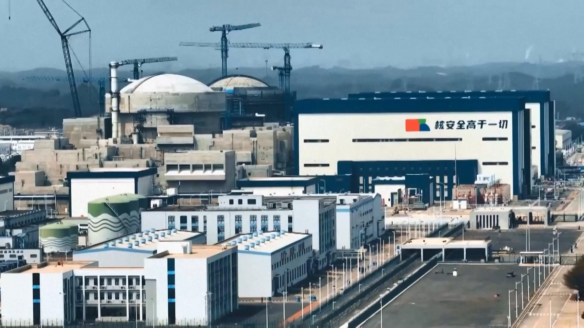 The No. 3 nuclear power unit of the Fangchenggang Nuclear Power Plant in south China's Guangxi Zhuang Autonomous Region. /CMG