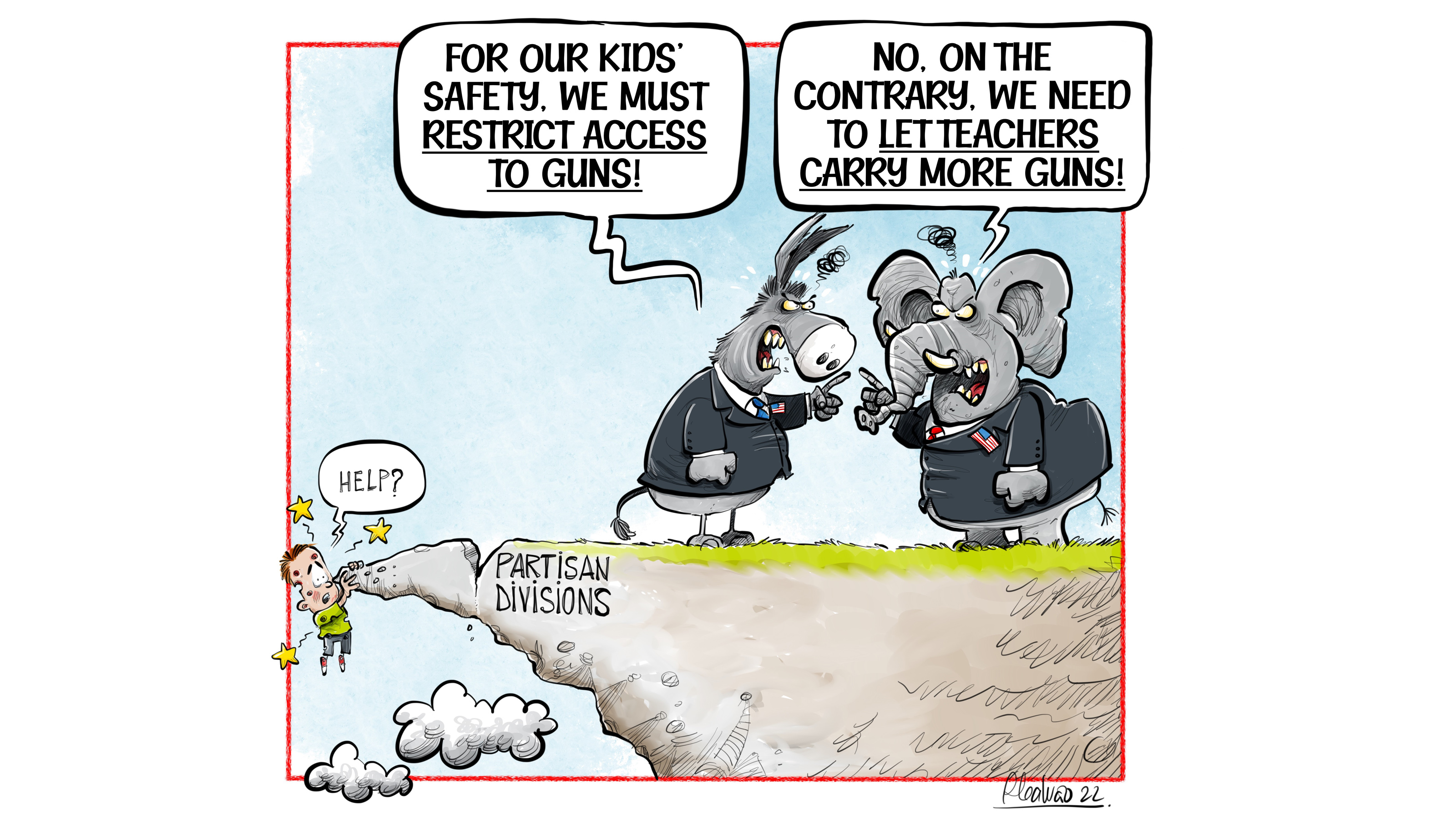 Partisan gun divide threatens children's safety  /CGTN