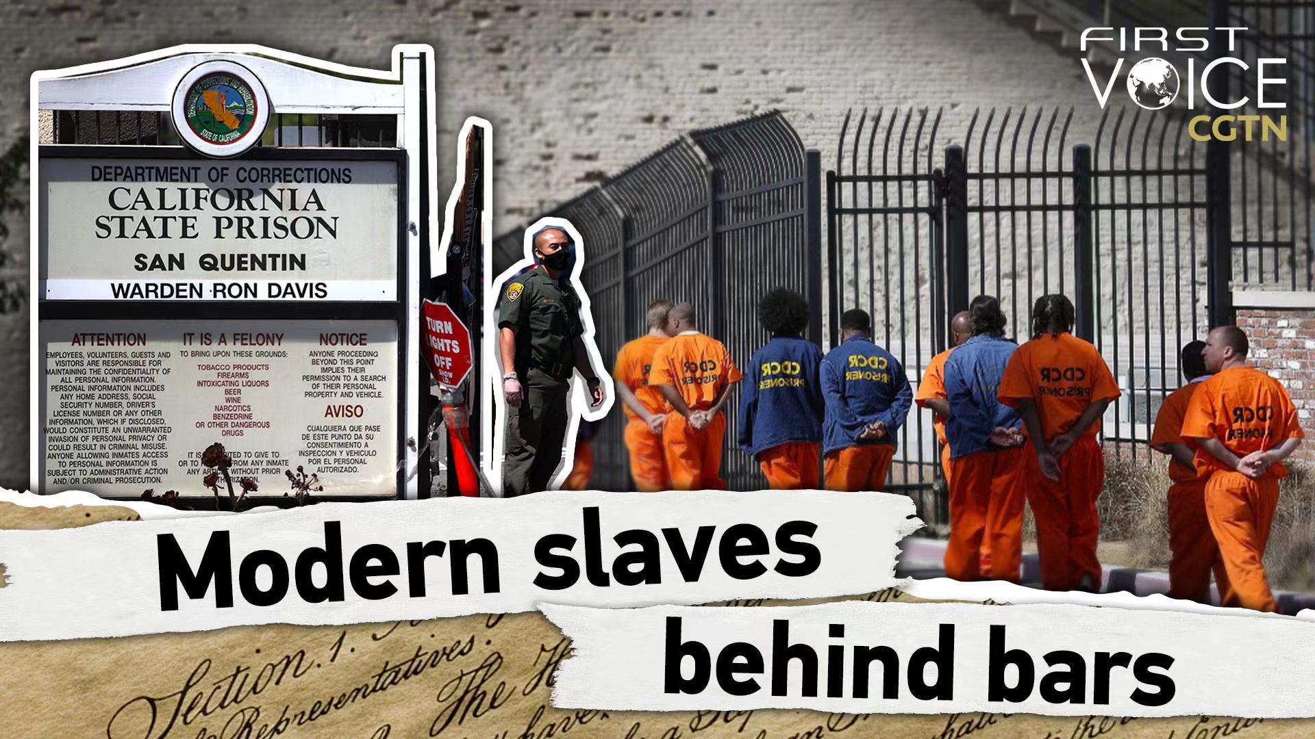 Modern slaves behind bars
