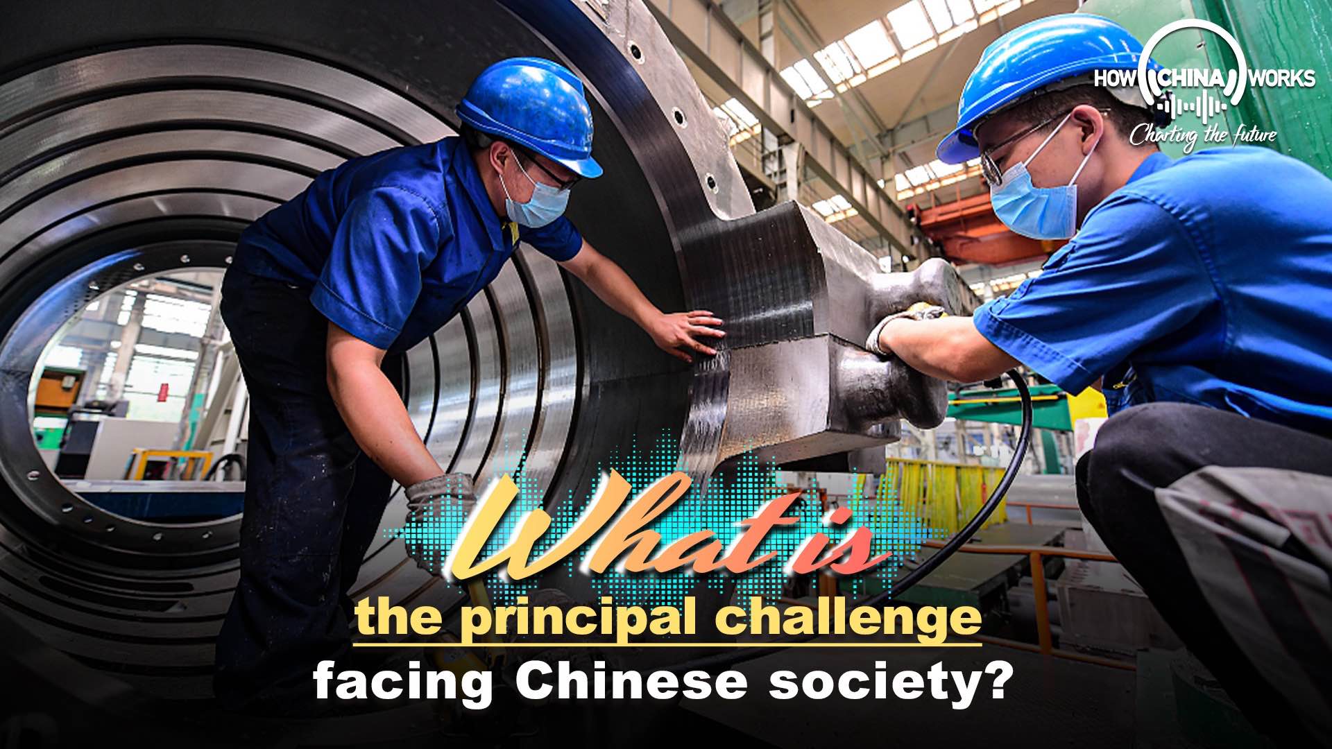 What is the principal challenge facing Chinese society?