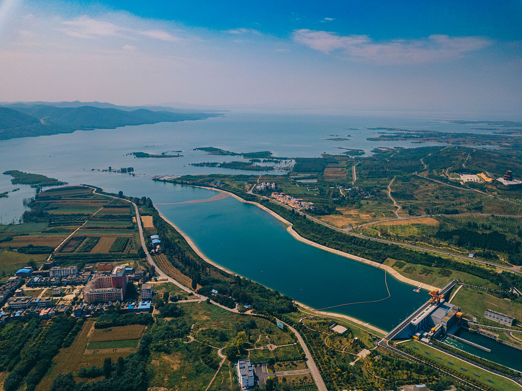 The starting point of the central route of South-to-North Water Diversion Project in China. /CFP