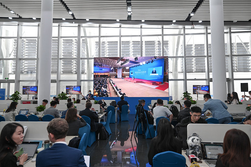 Media watch the opening ceremony of the Boao Forum for Asia Annual Conference 2023 in Boao, China's Hainan Province, March 30, 2023. /CFP