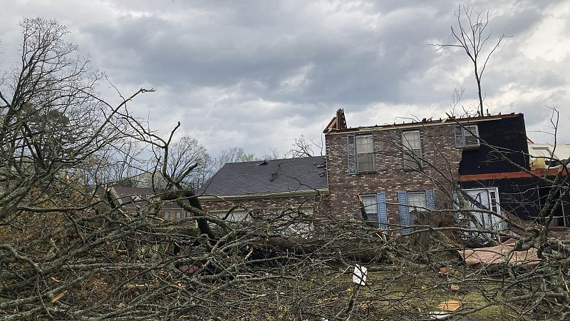 A tornado swept through Little Rock, Arkansas, U.S., March 31, 2023. /CFP