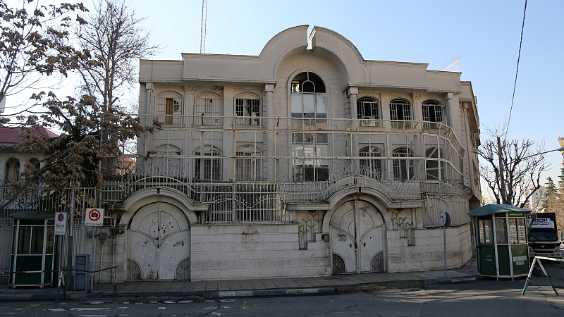 A view of the Saudi Arabian embassy building in Tehran, Iran, March 11, 2023. /CFP