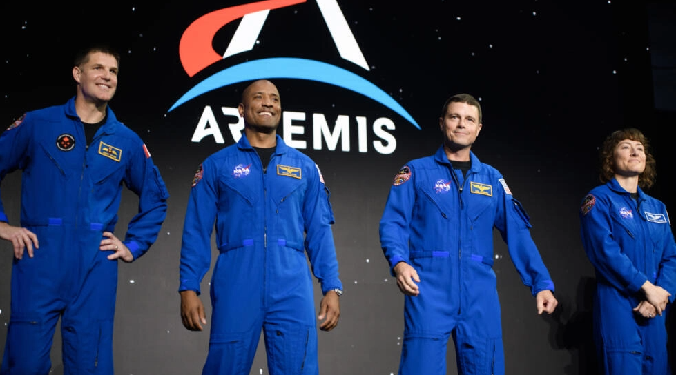 The Artemis II crew (L-R): Jeremy Hansen, Victor Glover, Reid Wiseman and Christina Koch. /AFP