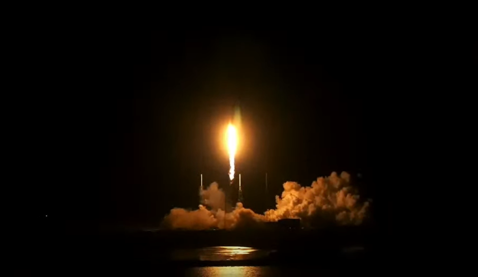 NASA's Tropospheric Emissions: Monitoring of Pollution instrument launched as a payload aboard a SpaceX Falcon 9 rocket, Florida, U.S., April 7, 2023. /NASA