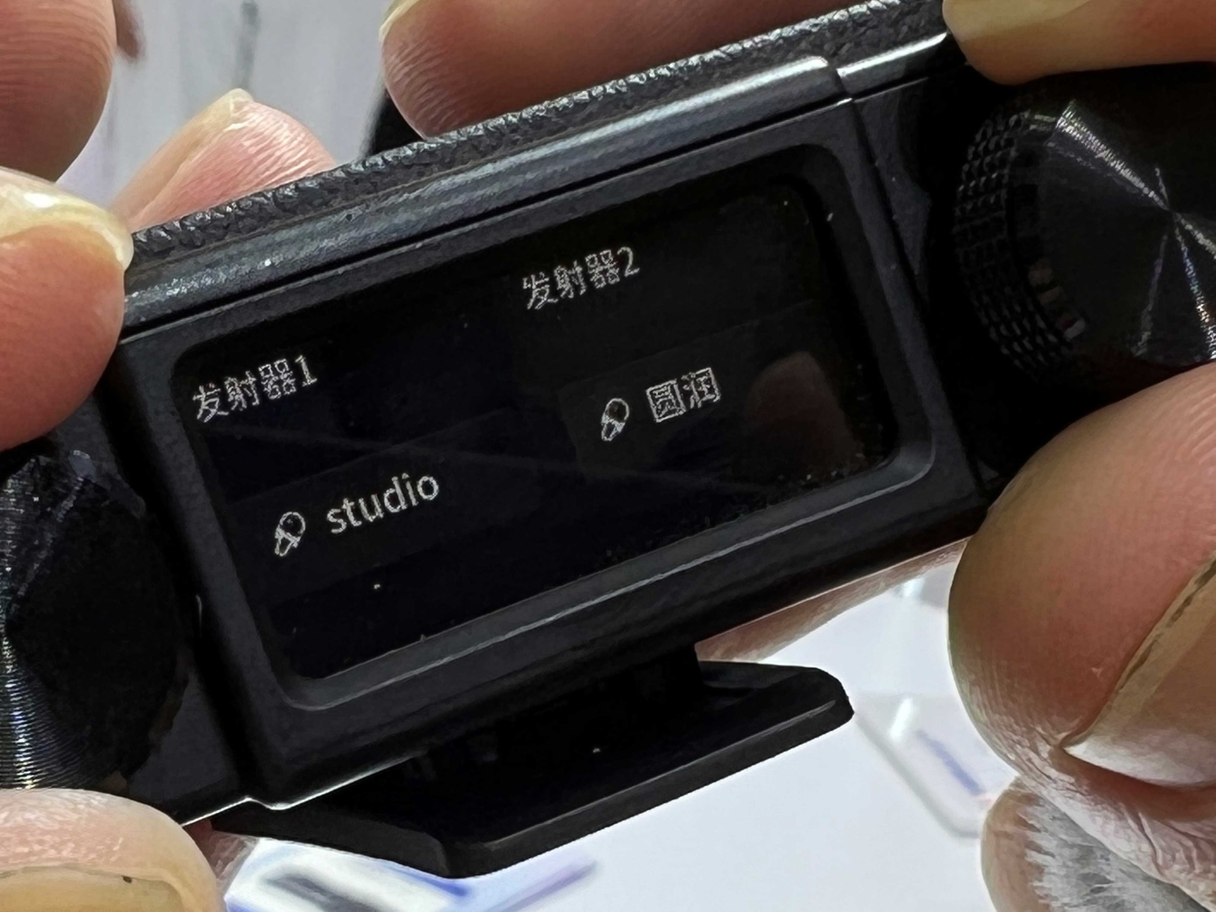 iFLYTEK's wireless microphone kit can correct people with different accent closer to standard mandarin, April 11, 2023. 