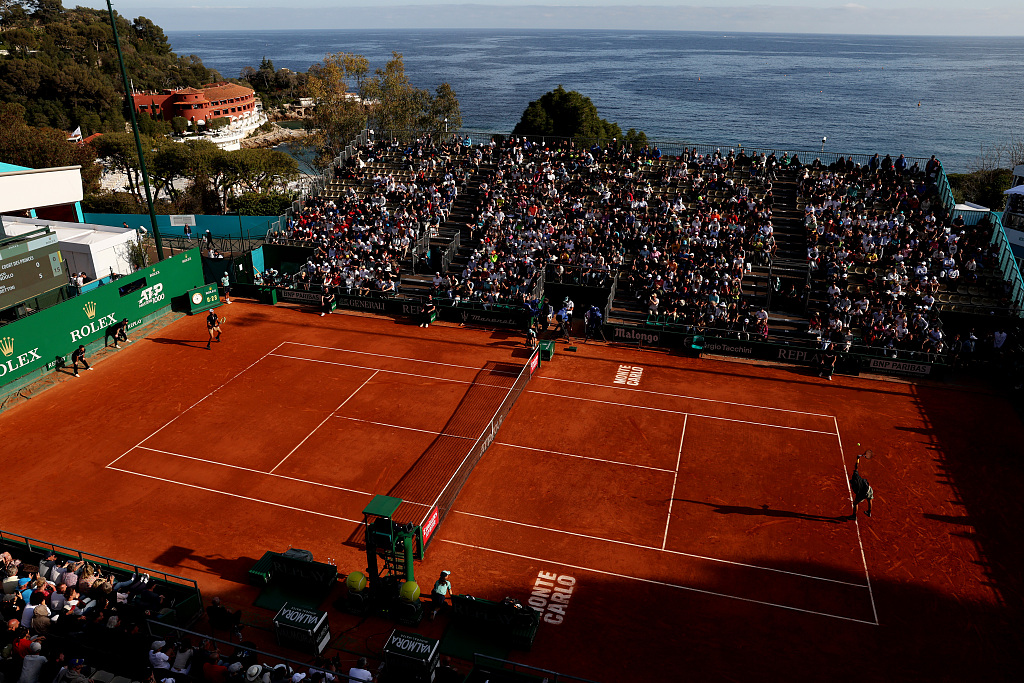 A general view of the Monte Carlo Masters in Monaco, April 12, 2023. /CFP