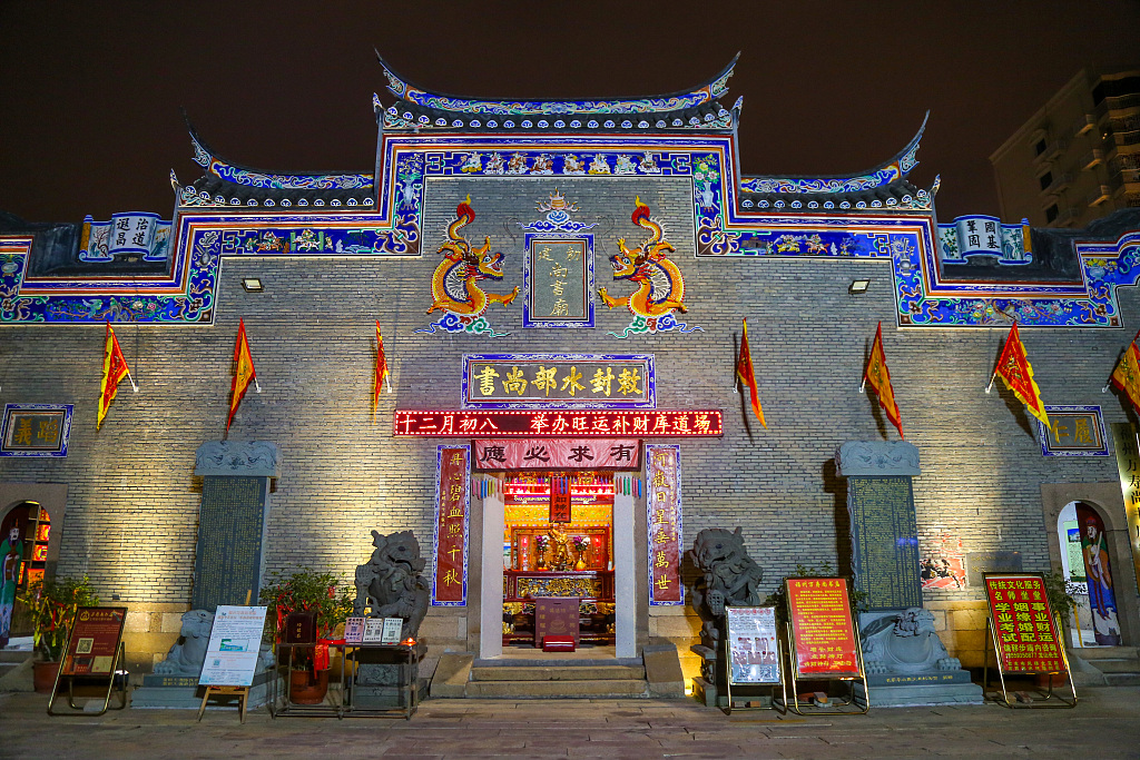 An ancient temple in the Shangxiahang Cultural Historical Block /CFP