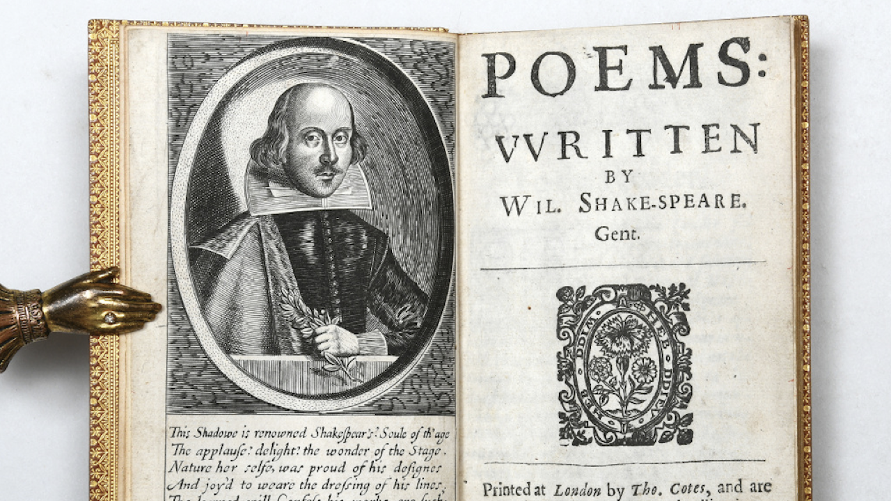 Rare first edition of 'Shakespeare's Poems' fetches high