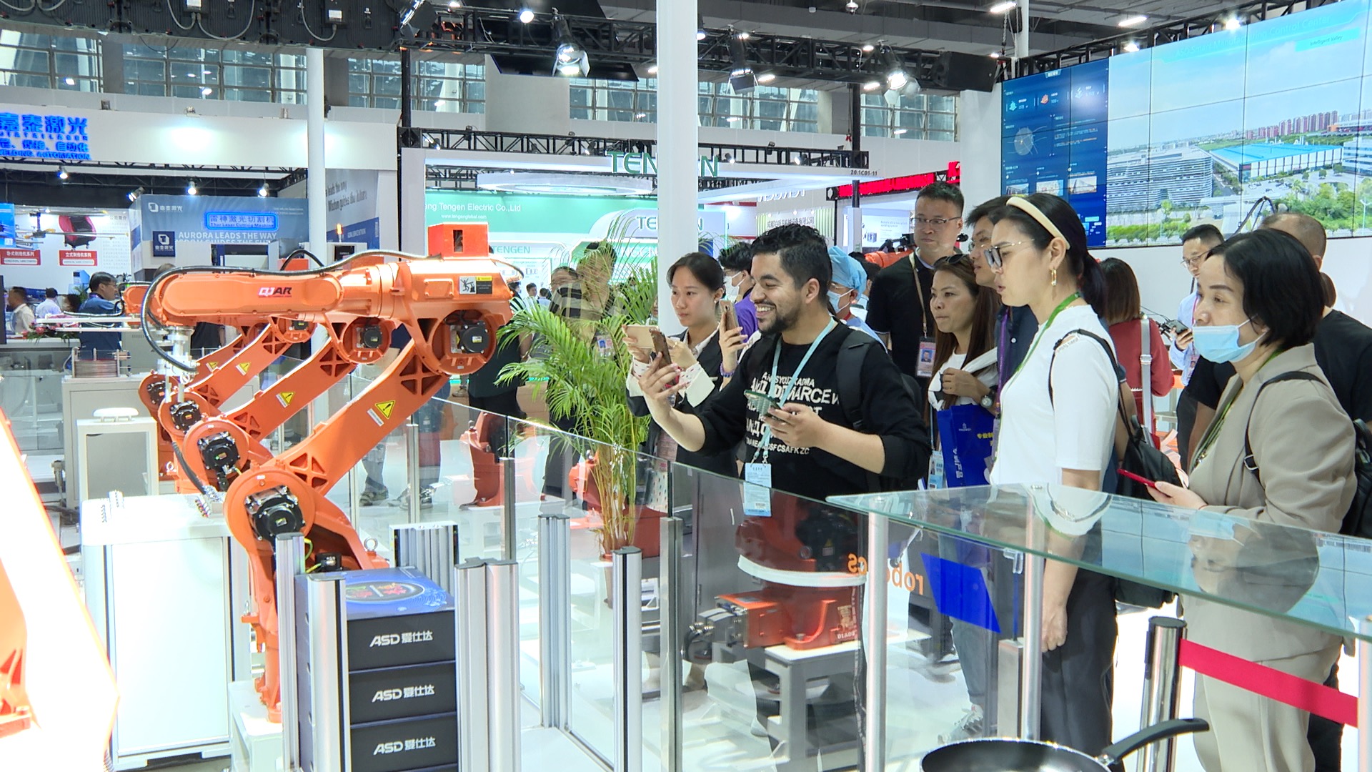 The industrial manufacturing at the Canton Fair, Guangzhou, Guangdong Province of southern China, April 19, 2023.