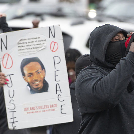 Marches In Akron After No Charges For Officers In Death Of Black Man - Cgtn