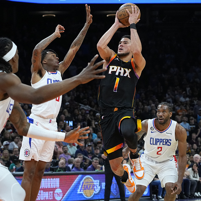 NBA highlights on April 18: Suns' Booker ties series with Clippers 1-1 - CGTN