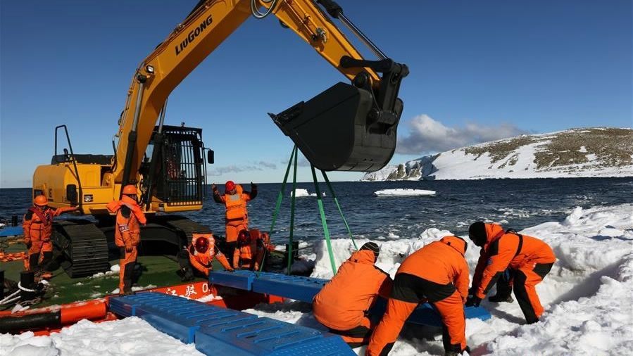 China is constructing the fifth Antarctic research station, with a foundation laying ceremony held on the Inexpressible Island, in Terra Nova Bay of the Ross Sea, February in 2018. /CMG