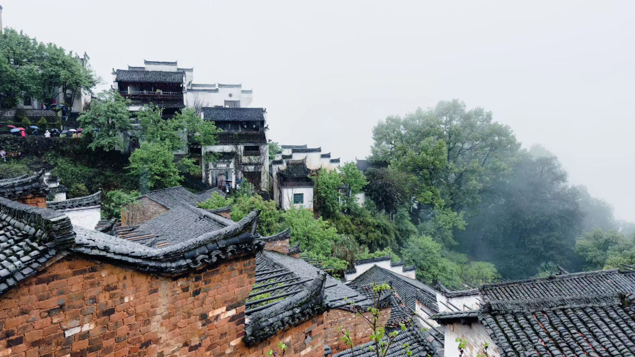 The Huangling Ancient Village, Wuyuan County, Shangrao City, Jiangxi Province, China. Xu Yuanbin/CGTN 